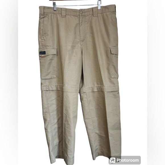 Eddie Bauer utility fit pants convertible cargo size 38 gorpcore #hiking Gorp - Picture 1 of 11